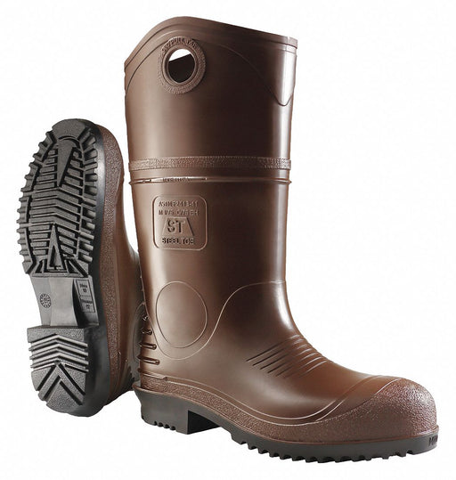 J1728 Rubber Boot Men s 9 Knee Brown PR