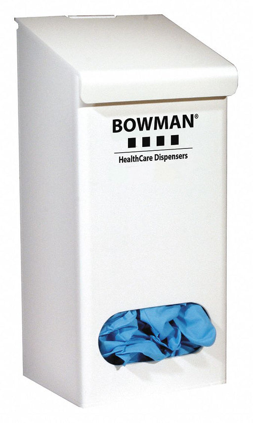 Glove Dispenser White Wall Mount PVC