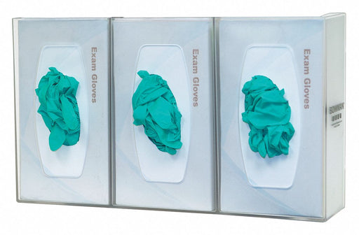 GloveDispenser Clear WallMnt Polycarb