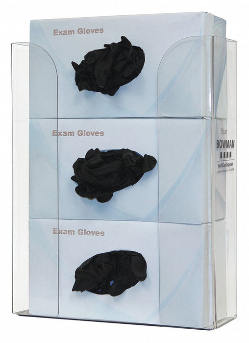 Glove Dispenser Clear Wall Mount PETG