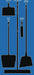 Shadow Board Ultra Aluma-Lite(TM) Blue