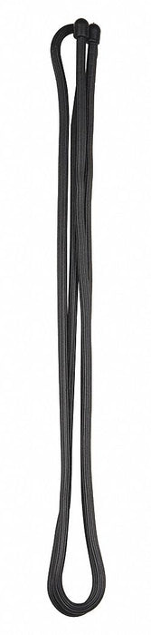 J0272 Gear Tie Black 64 in Rubber Steel