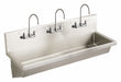 Multiple Station Wash Sink Wall Mount