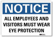 Notice Sign 5inx7in Reflective Sheeting