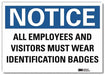Notice Sign 5x7in Reflective Sheeting
