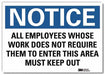 Notice Sign 10 in x 14 in Rflct Sheeting