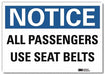 Safety Sign 7 inx5 in Aluminum