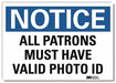 Notice Sign 7x10in Reflective Sheeting