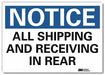 Notice Sign 10 in x 14 in Rflct Sheeting