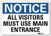 Notice Sign 5inx7in Reflective Sheeting