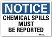 Notice Sign 7 in x 10 in Rflct Sheeting