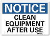 Notice Sign 5inx7in Reflective Sheeting