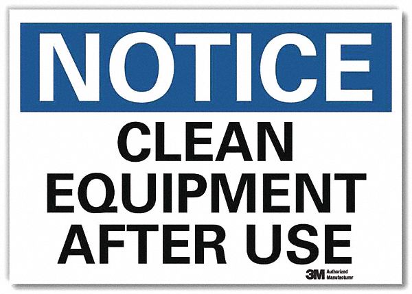 Notice Sign 5inx7in Reflective Sheeting