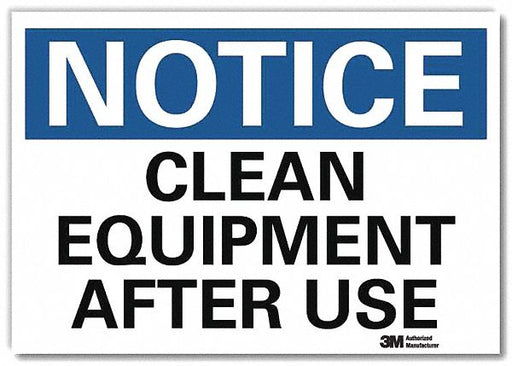 Notice Sign 7inx10in Reflective Sheeting