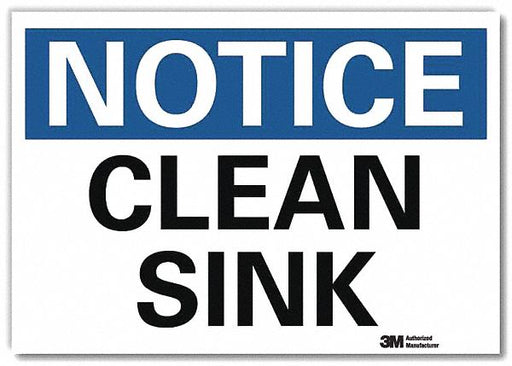 Notice Sign 10x14in Reflective Sheeting