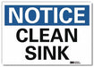 Notice Sign 5inx7in Reflective Sheeting