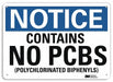 Notice Sign 10 in x 14 in Aluminum
