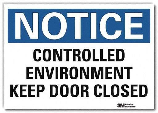 Notice Sign 7inx10in Reflective Sheeting