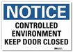 Notice Sign 5inx7in Reflective Sheeting