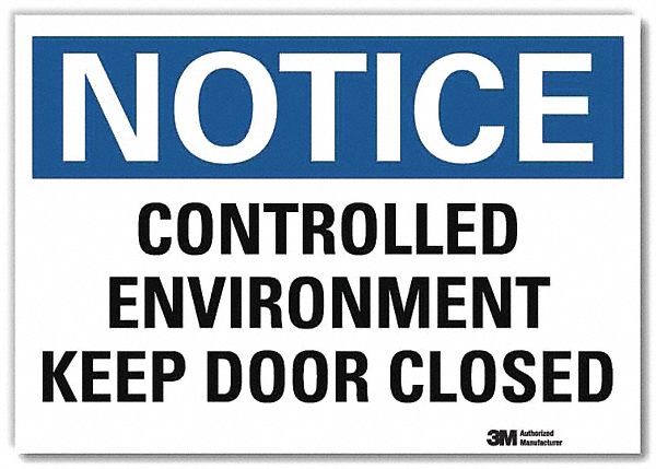 Notice Sign 5inx7in Reflective Sheeting
