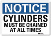 Notice Sign 10 in x 14 in Rflct Sheeting