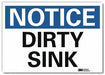 Notice Sign 5inx7in Reflective Sheeting