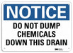 Notice Sign 10 in x 14 in Aluminum