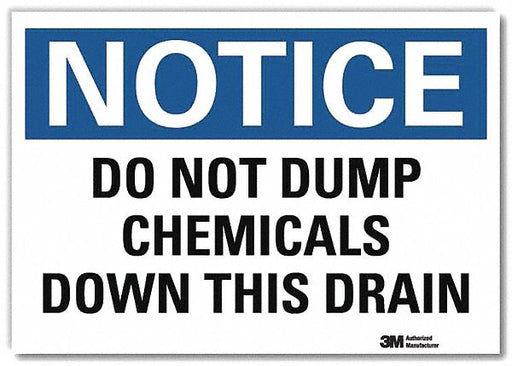 Notice Sign 10inx14in Reflctv Sheeting