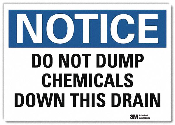 Notice Sign 7inx10in Reflective Sheeting