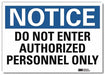 Notice Sign 10inx14in Reflctv Sheeting