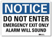 Notice Sign 10x14in Reflective Sheeting