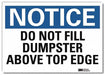 Notice Sign 10x14in Reflective Sheeting