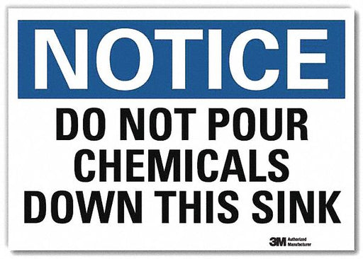 Notice Sign 7inx10in Reflective Sheeting