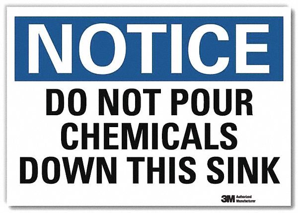 Notice Sign 7inx10in Reflective Sheeting