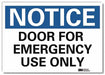 Notice Sign 7inx10in Reflective Sheeting