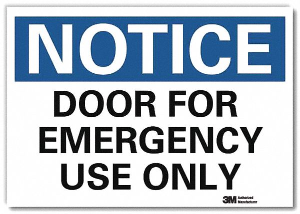 Notice Sign 10x14in Reflective Sheeting