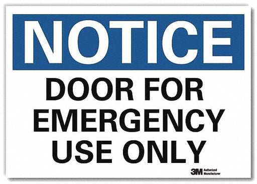 Notice Sign 7inx10in Reflective Sheeting