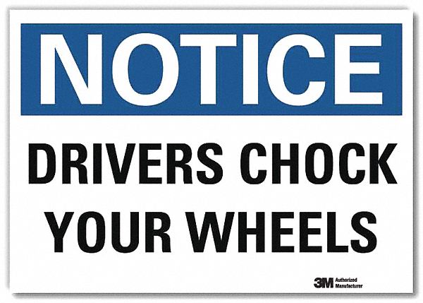 Notice Sign 7inx10in Reflective Sheeting