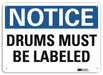 Notice Sign 10 in x 14 in Aluminum