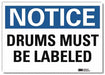 Notice Sign 5 in x 7 in Rflct Sheeting