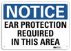 Notice Sign 10 in x 14 in Aluminum