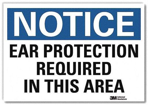 Notice Sign 10 in x 14 in Rflct Sheeting