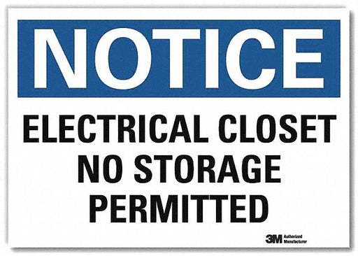 Notice Sign 7inx10in Reflective Sheeting
