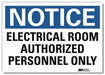 Notice Sign 5inx7in Reflective Sheeting
