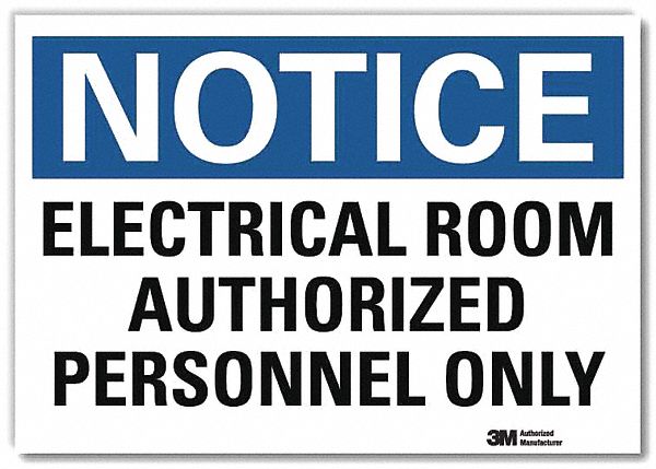 Notice Sign 5inx7in Reflective Sheeting
