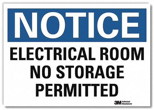 Notice Sign 10inx14in Reflctv Sheeting