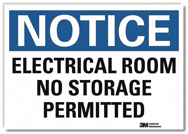 Notice Sign 10inx14in Reflctv Sheeting