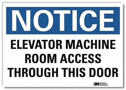 Notice Sign 10inx14in Reflctv Sheeting