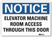 Notice Sign 5inx7in Reflective Sheeting