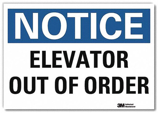 Notice Sign 5inx7in Reflective Sheeting